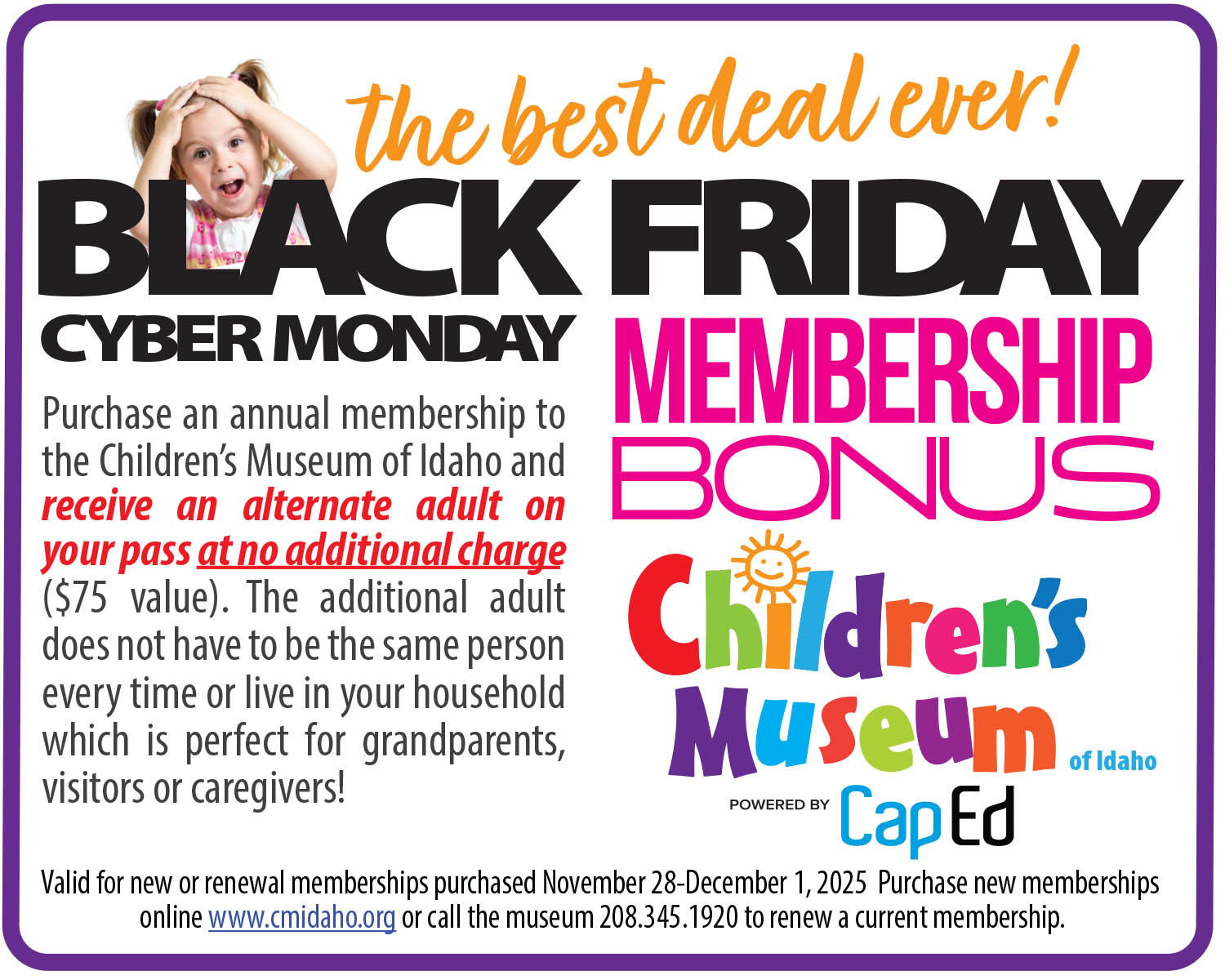 Black friday sale flyer